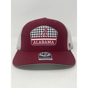 Alabama Crimson Roll Tide Hat 47 Brand Trucker Adjustable Snapback‎ Cap NCAA New